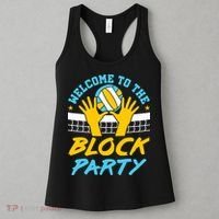 Welcome To The Block Party Volleyball Women's Tank Top thumb 3