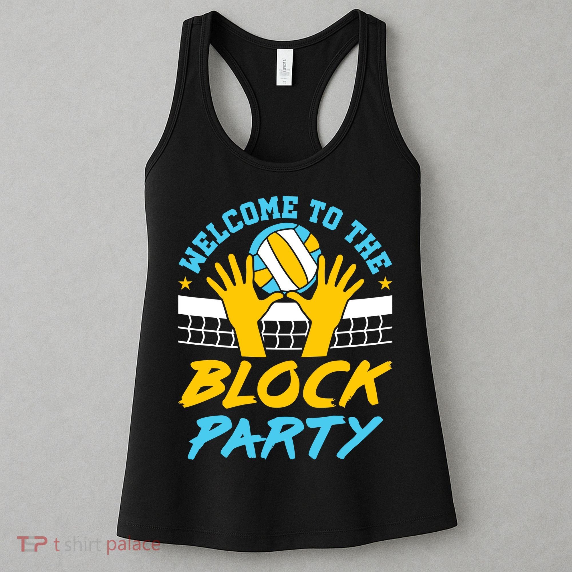 Welcome To The Block Party Volleyball Women's Tank Top