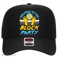 Welcome To The Block Party Volleyball Hat thumb 0