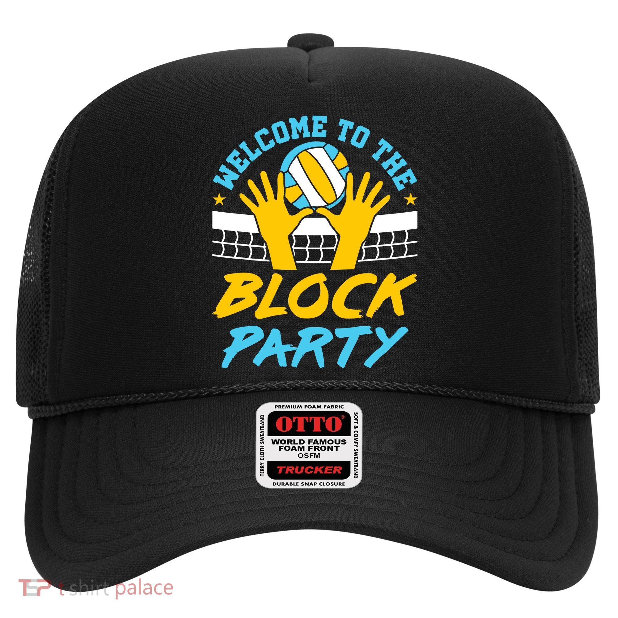 Welcome To The Block Party Volleyball Hat