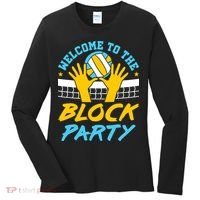 Welcome To The Block Party Volleyball Women's Long Sleeve Shirt thumb 0