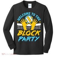 Welcome To The Block Party Volleyball Kids Long Sleeve Shirt thumb 0