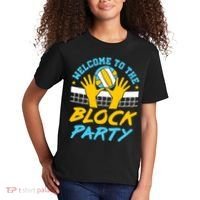 Welcome To The Block Party Volleyball Kids T-Shirt thumb 2