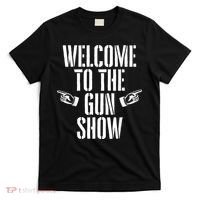Welcome To The Gun Show Funny Bodybuilder Weightlifting T-Shirt thumb 0