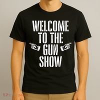Welcome To The Gun Show Funny Bodybuilder Weightlifting T-Shirt thumb 3