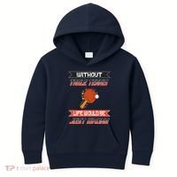 Without Table Tennis Life Would Be Just Wrong Ping Pong Kids Hoodie thumb 0