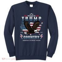 Welcome To Trump Country Usa Bald Eagle Sweatshirt thumb 0