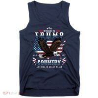 Welcome To Trump Country Usa Bald Eagle Tank Top thumb 0