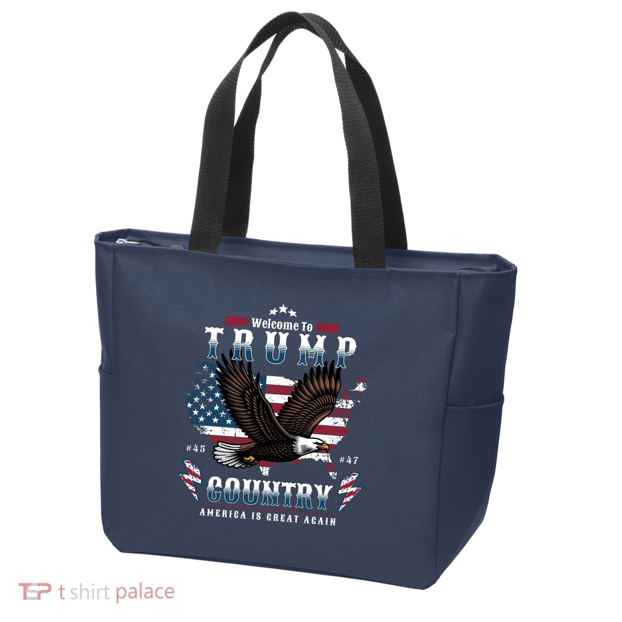 Welcome To Trump Country Usa Bald Eagle Tote Bag