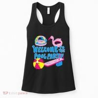 Welcome To The Pool Party Birthday Summer Family Swimming Women's Tank Top thumb 0