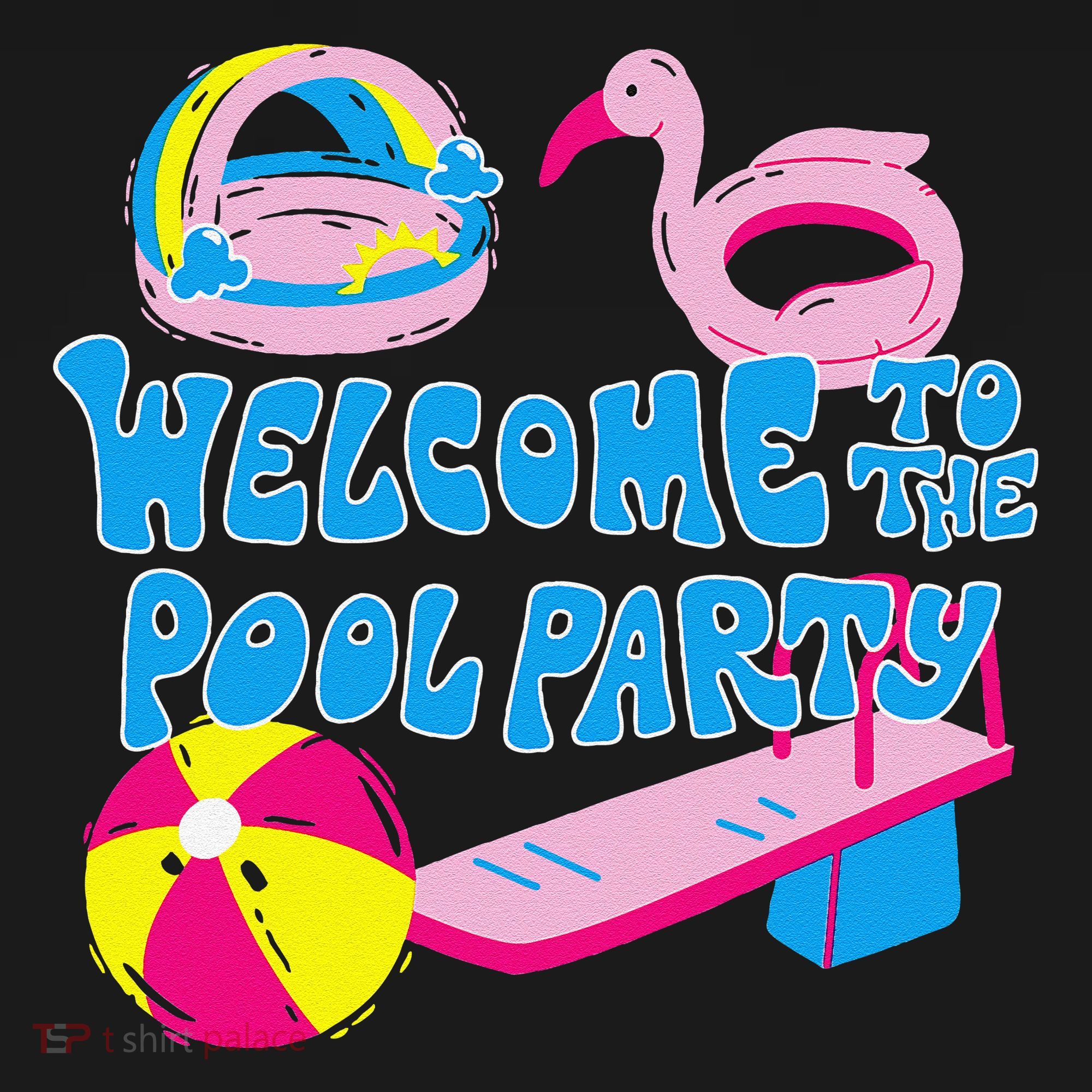 Welcome To The Pool Party Birthday Summer Family Swimming Women's Tank Top