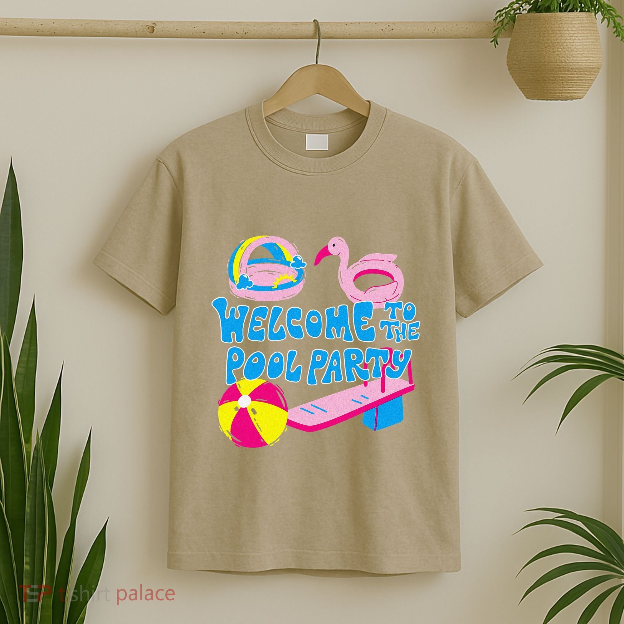 Welcome To The Pool Party Birthday Summer Family Swimming T-Shirt