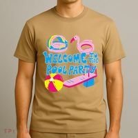 Welcome To The Pool Party Birthday Summer Family Swimming T-Shirt thumb 3