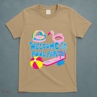 Welcome To The Pool Party Birthday Summer Family Swimming T-Shirt thumb 5