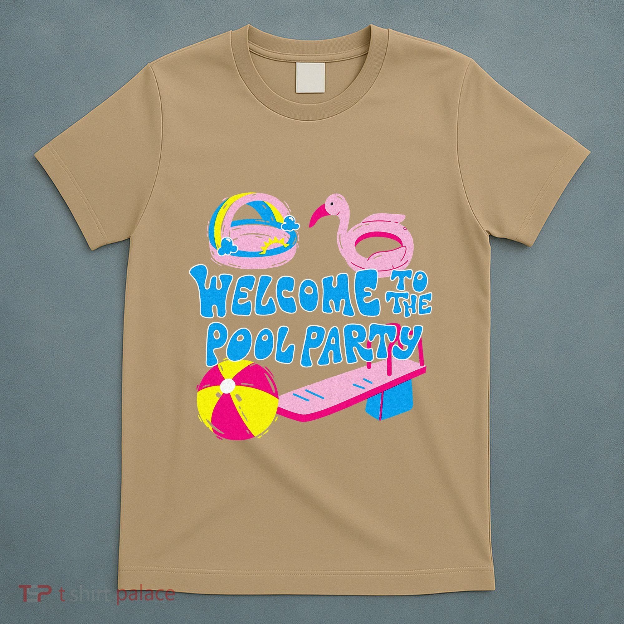 Welcome To The Pool Party Birthday Summer Family Swimming T-Shirt