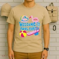 Welcome To The Pool Party Birthday Summer Family Swimming T-Shirt thumb 6