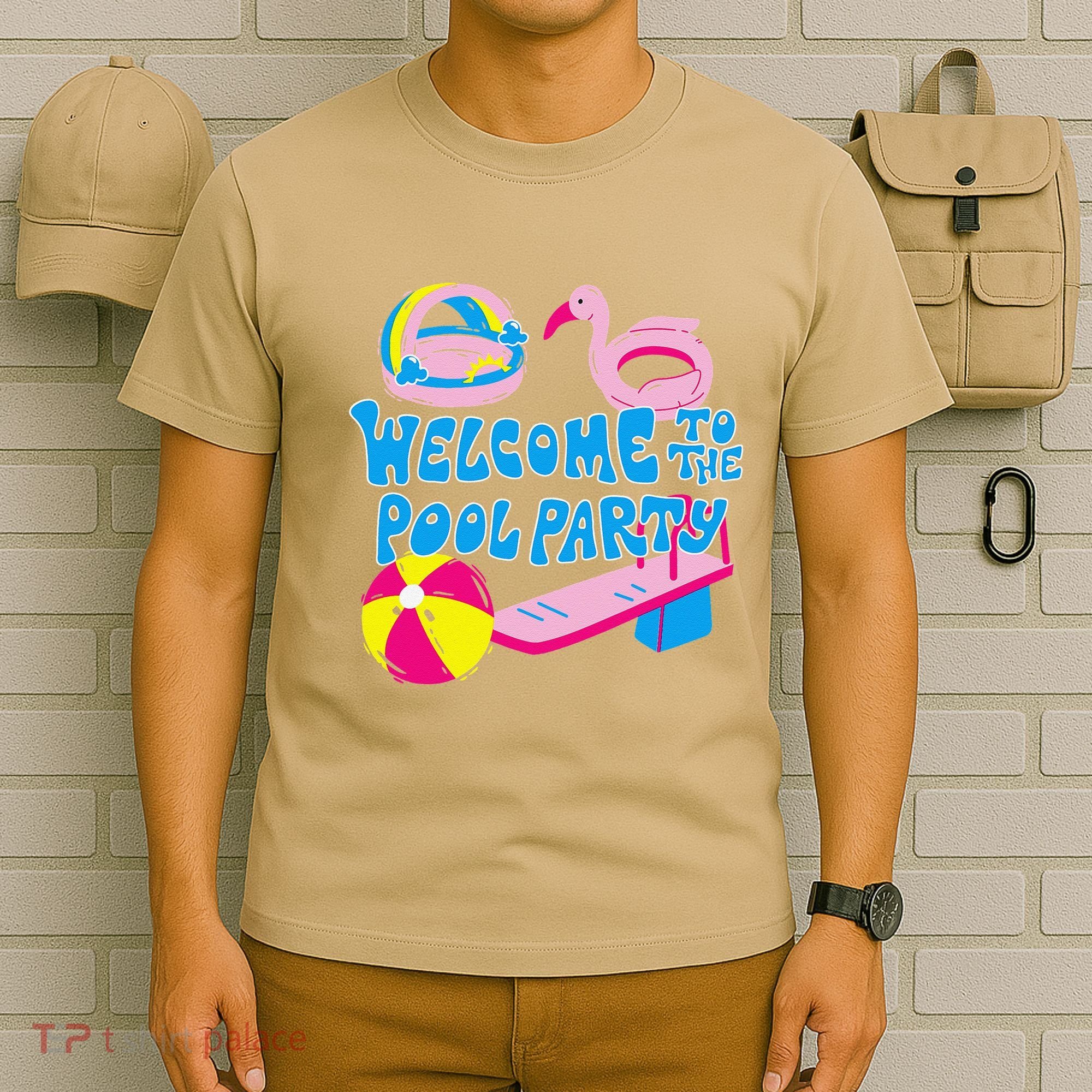 Welcome To The Pool Party Birthday Summer Family Swimming T-Shirt
