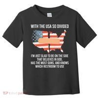 With The Usa So Divided America Flag Toddler T-Shirt thumb 0