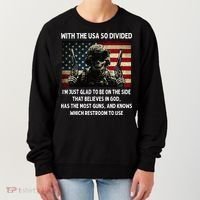 With The USA So Divided Im Just Glad To Be On The Side That Women's Sweatshirt thumb 0