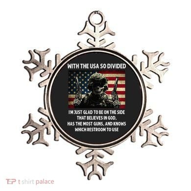 With The USA So Divided Im Just Glad To Be On The Side That Ornament