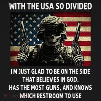 With The USA So Divided Im Just Glad To Be On The Side That Ornament thumb 1