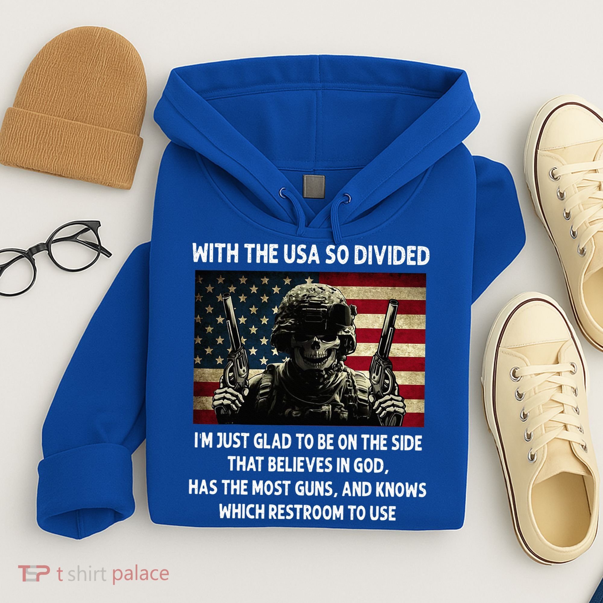 With The USA So Divided Im Just Glad To Be On The Side That Hoodie