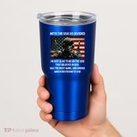 With The USA So Divided Im Just Glad To Be On The Side That Tumbler thumb 2