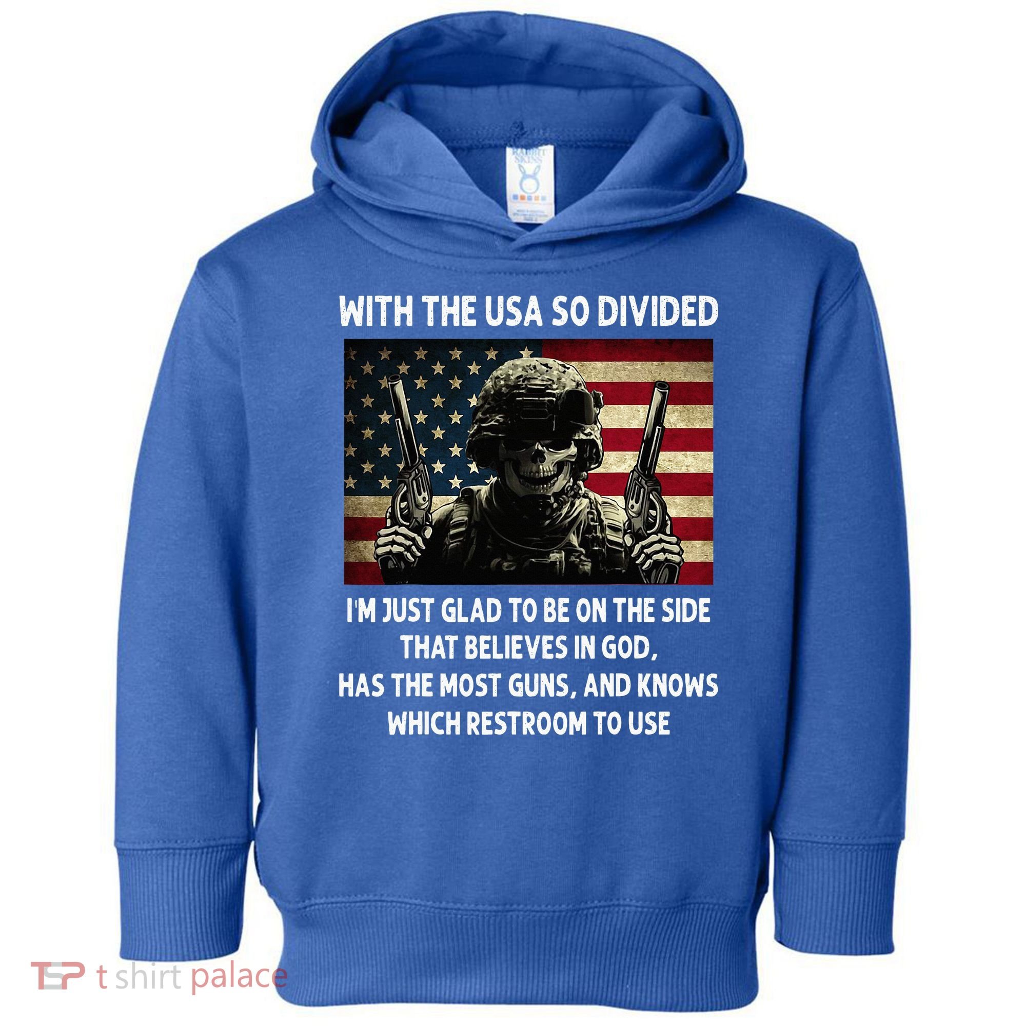 With The USA So Divided Im Just Glad To Be On The Side That Toddler Hoodie