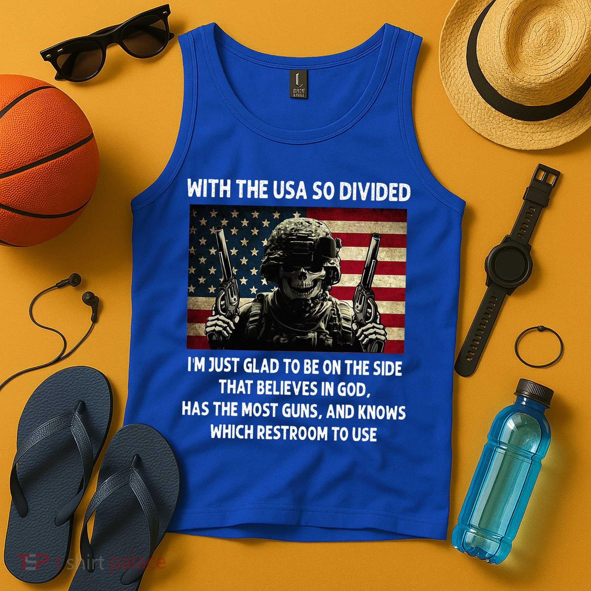 With The USA So Divided Im Just Glad To Be On The Side That Tank Top
