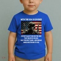 With The USA So Divided Im Just Glad To Be On The Side That Toddler T-Shirt thumb 2