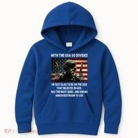 With The USA So Divided Im Just Glad To Be On The Side That Kids Hoodie thumb 0
