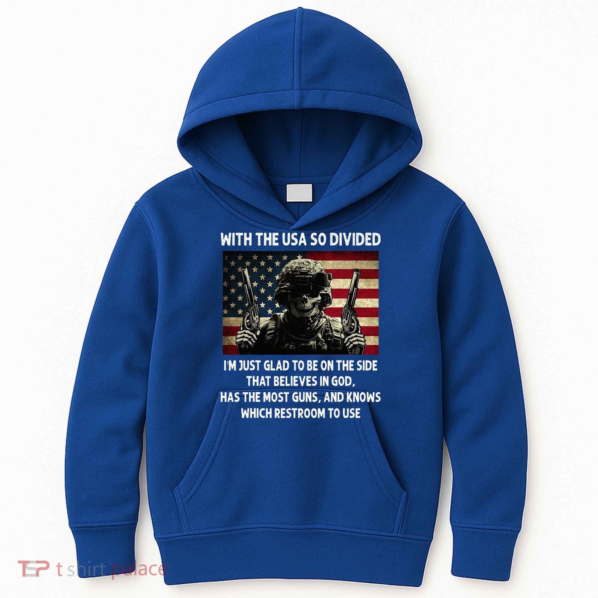 With The USA So Divided Im Just Glad To Be On The Side That Kids Hoodie