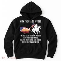 With The Usa So Divided IM Just Glad To Be On The Side Hoodie thumb 0