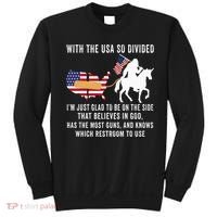 With The Usa So Divided IM Just Glad To Be On The Side Sweatshirt thumb 0