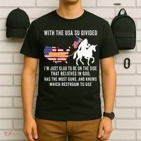 With The Usa So Divided IM Just Glad To Be On The Side T-Shirt thumb 6