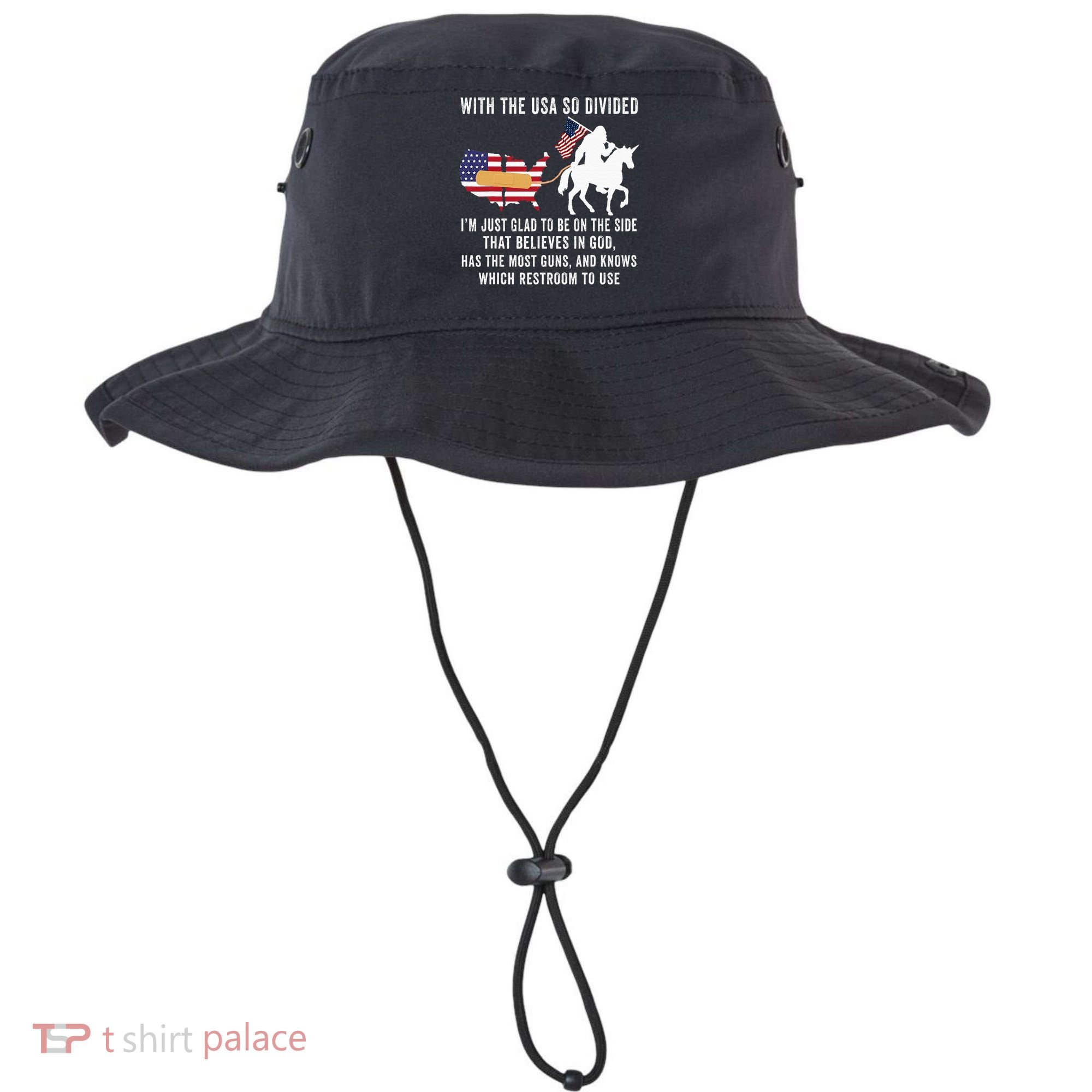 With The Usa So Divided IM Just Glad To Be On The Side Bucket Hat