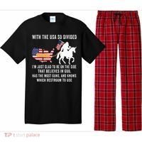With The Usa So Divided IM Just Glad To Be On The Side Pajama Set thumb 0