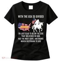 With The Usa So Divided IM Just Glad To Be On The Side Women's T-Shirt thumb 0