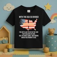 With The Usa So Divided America Flag Toddler T-Shirt thumb 3