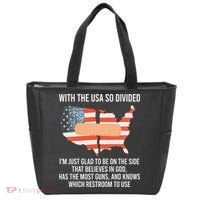 With The Usa So Divided America Flag Tote Bag thumb 0