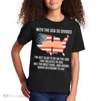 With The Usa So Divided America Flag Kids T-Shirt thumb 2