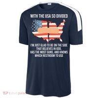 With The Usa So Divided America Flag Sport-Tek Competitor United Soccer Jersey thumb 2