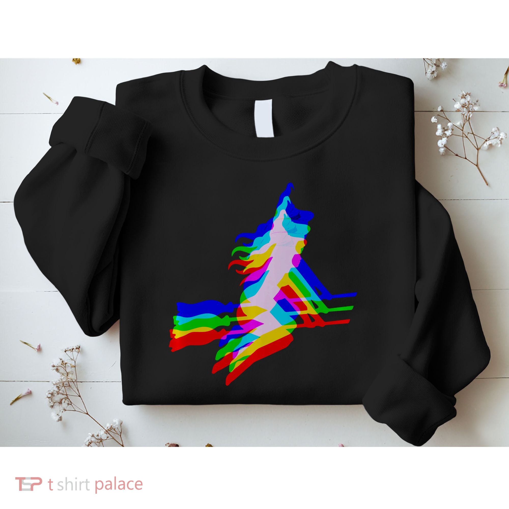 Witch Trippy Vaporwave Halloween Techno Rave Edm Music Sweatshirt