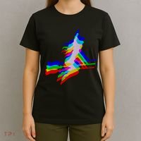 Witch Trippy Vaporwave Halloween Techno Rave Edm Music T-Shirt thumb 4