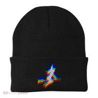 Witch Trippy Vaporwave Halloween Techno Rave Edm Music Beanie thumb 0