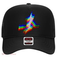 Witch Trippy Vaporwave Halloween Techno Rave Edm Music Hat thumb 0