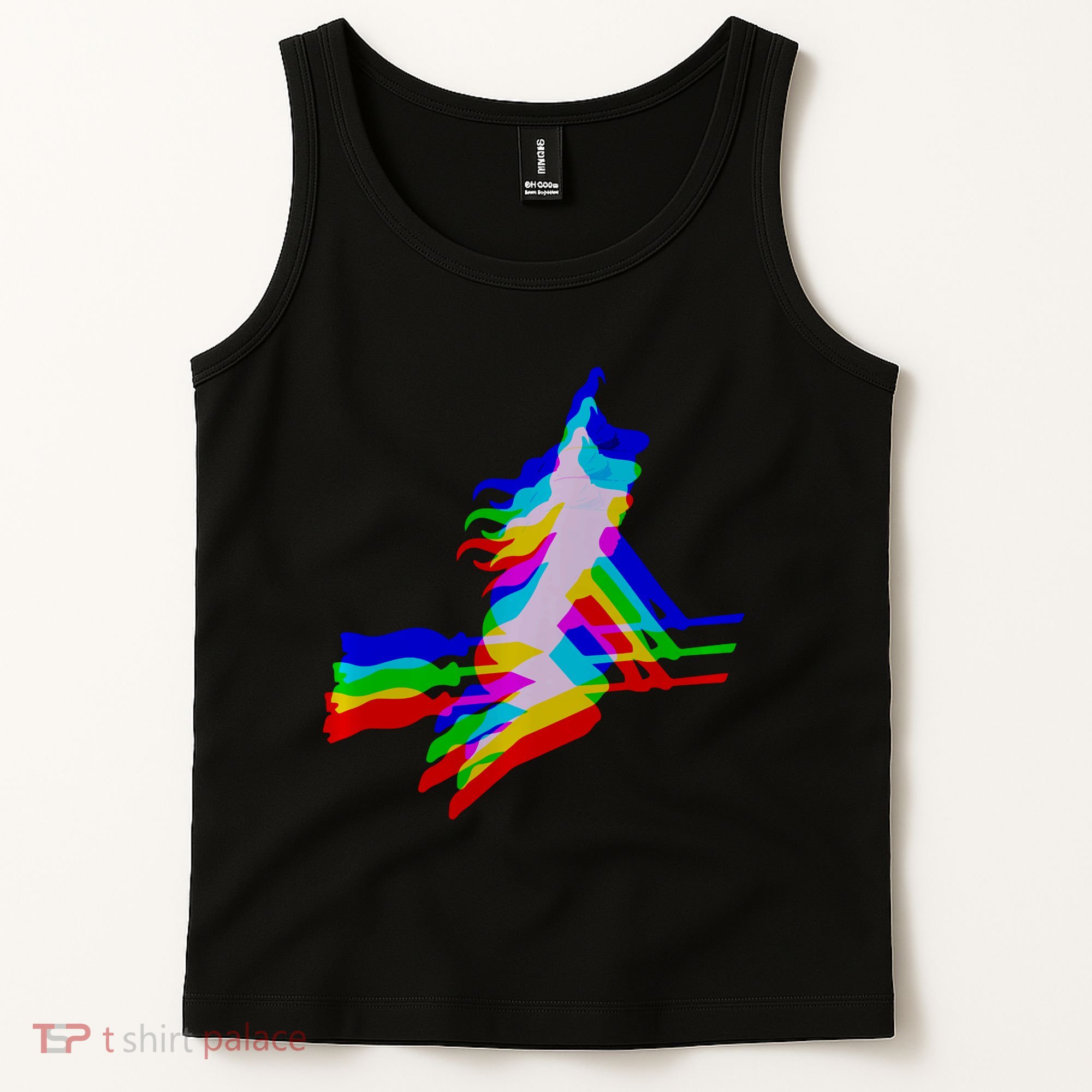 Witch Trippy Vaporwave Halloween Techno Rave Edm Music Tank Top