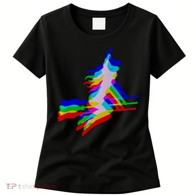 Witch Trippy Vaporwave Halloween Techno Rave Edm Music Women's T-Shirt