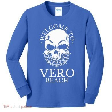 Welcome To Vero Beach Kids Long Sleeve Shirt