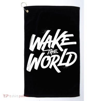 Wake The World Golf Towel